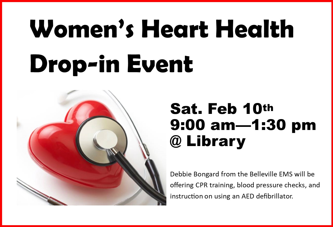 Women's Heart Health Belleville Public Library